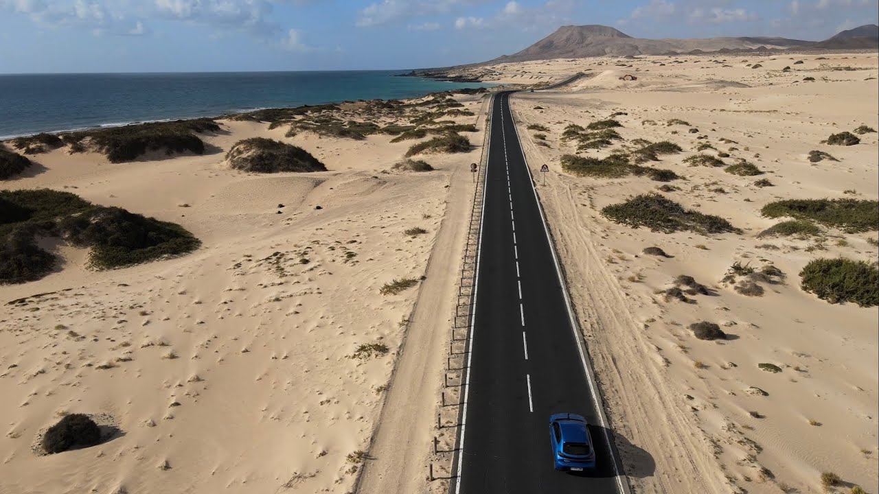 The Sanddunes of Corralejo Fuerteventura 5,3k GoPro Hero 11 Scenic Drive Roadmovie