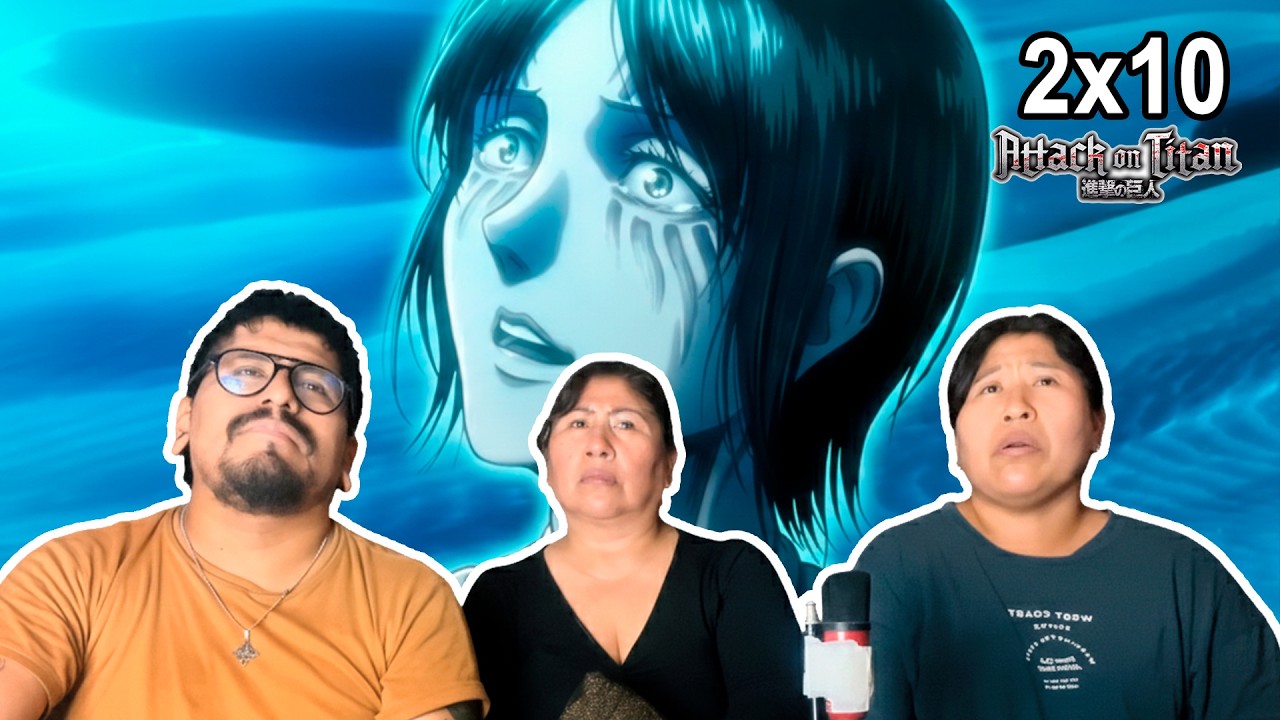 La triste vida de Ymir…! Les muestro a mi familia Attack on Titan por primera vez 2x10 