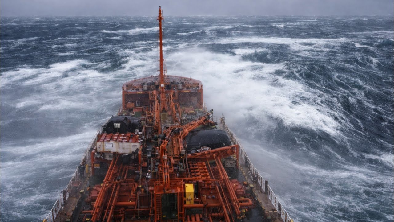 6 Ship in stormy weather ⚓ #weather 
