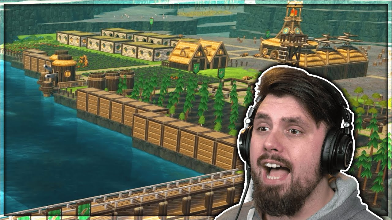 Using Dams and Levees to Build the GIGALAKE in Timberborn!