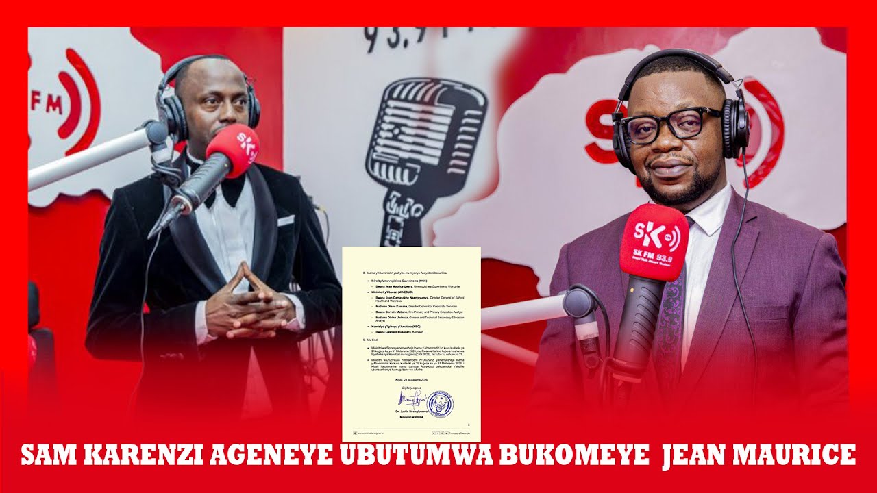 SAM KARENZI AGENEYE UBUTUMWA BUKOMEYE  UWERA JEAN MAURICE USANZWE ARI UMUYOBOZI WA SK FM WAHAWE INSH
