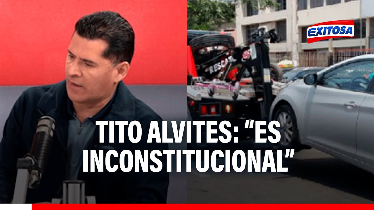 🔴🔵 Tito Alvites sobre ordenanzas municipales que llevan veh&iacute;culos a dep&oacute;sitos: 