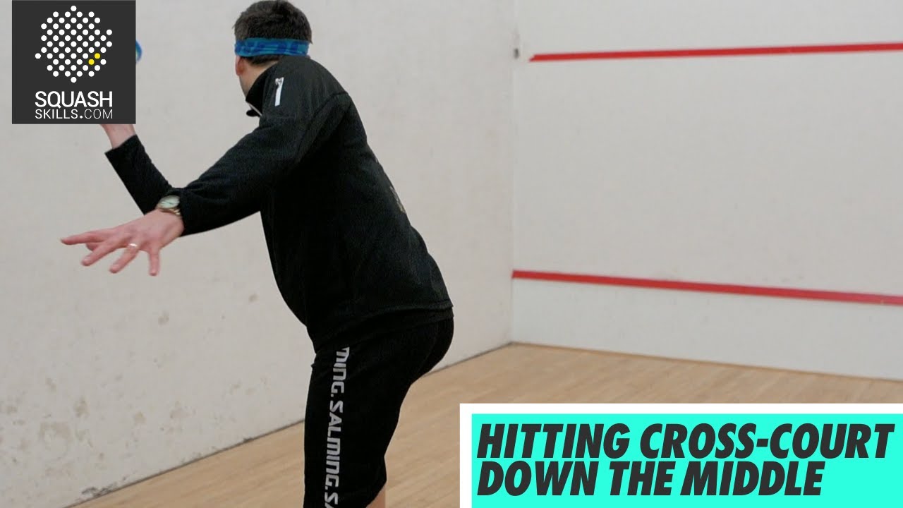 Squash tips: Hitting Cross-Court down the middle with Jethro Binns