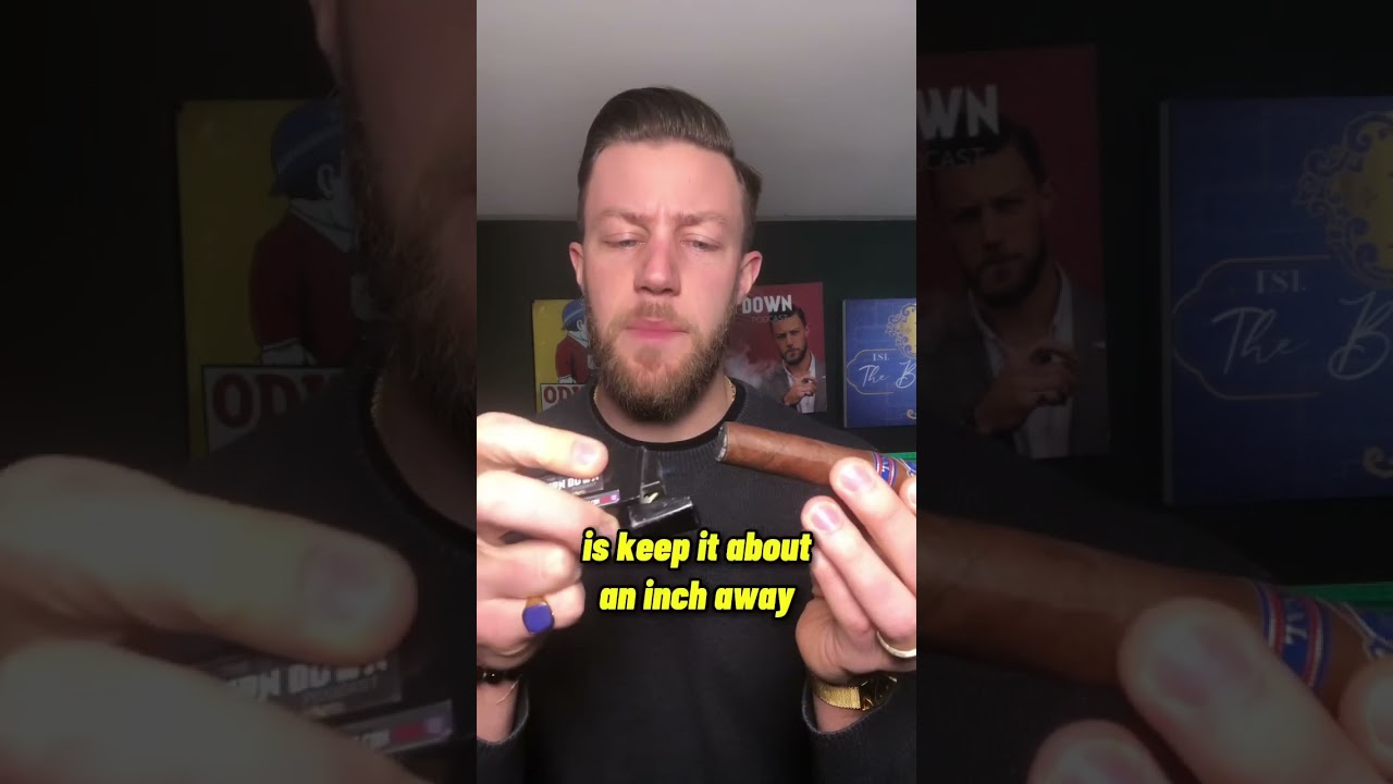How To Smoke A Cigar in 3 SIMPLE STEPS! | #cigar #cigars #short #shorts #howto #cigarsociety