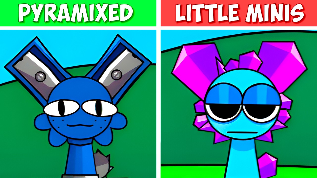Sprunki - Pyramixed But Little Minis | Normal Version