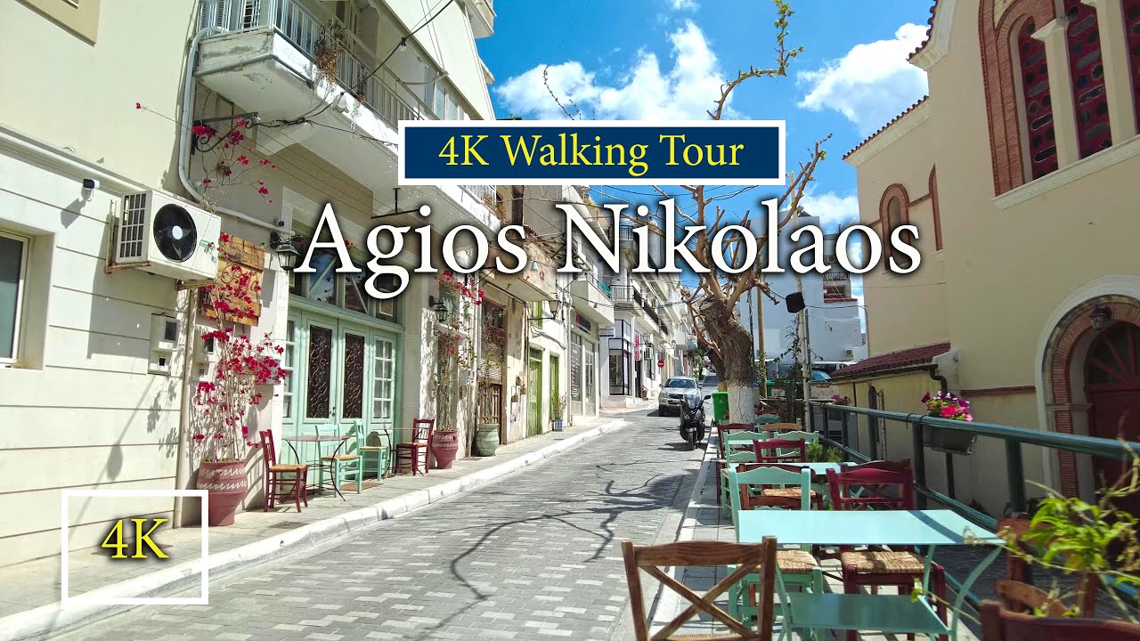 Agios Nikolaos, Crete 🇬🇷 | Unexpected Reactions You Won’t Believe! 4K Walking Tour | City Driver