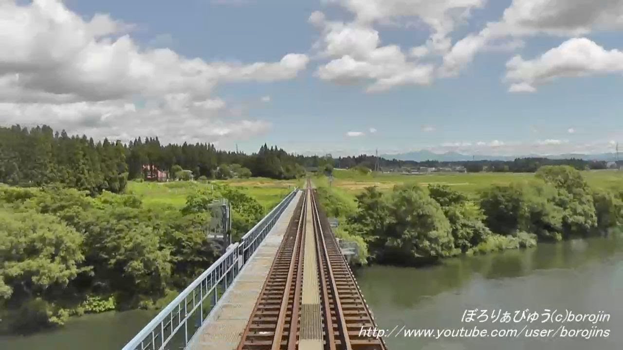 北上線01（北上→和賀仙人～rear window view）