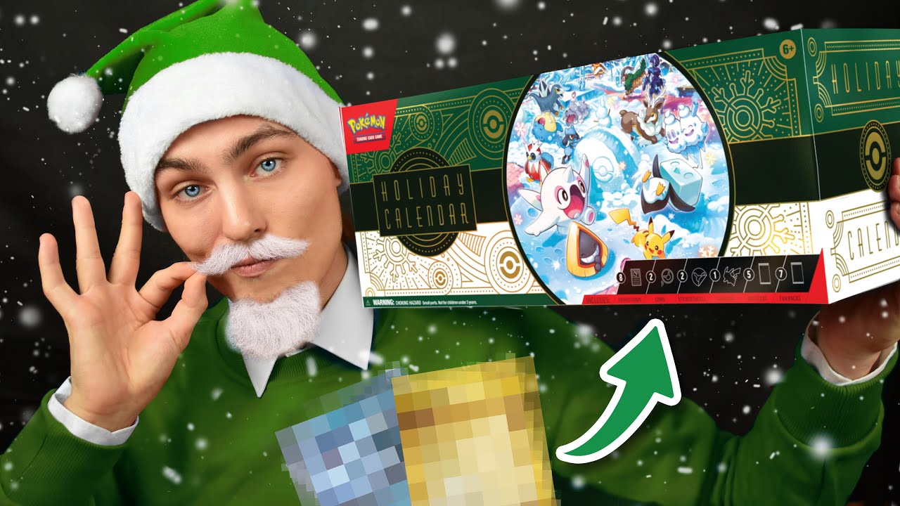 Kalendarz ADWENTOWY z KARTAMI POKEMON || 2024 *ZŁOTA KARTA?!*