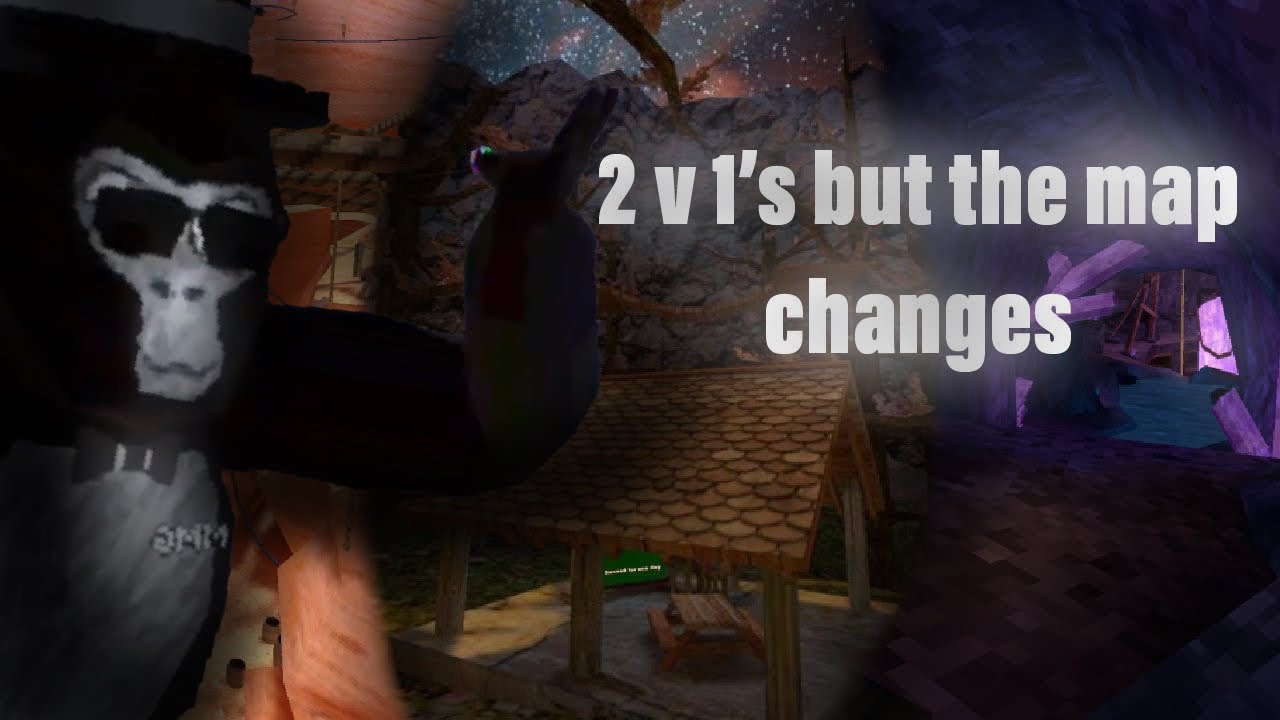 2v1’s but the map changes (with Flower vr and GameExel)