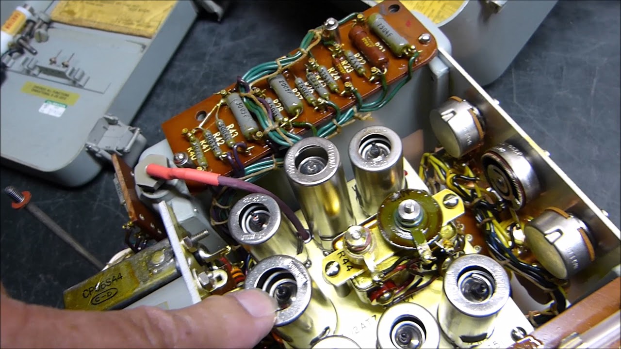 TS-505 A/U Vacuum Tube Volt Meter (VTVM) Repair and Check Out US Army Circa 1955