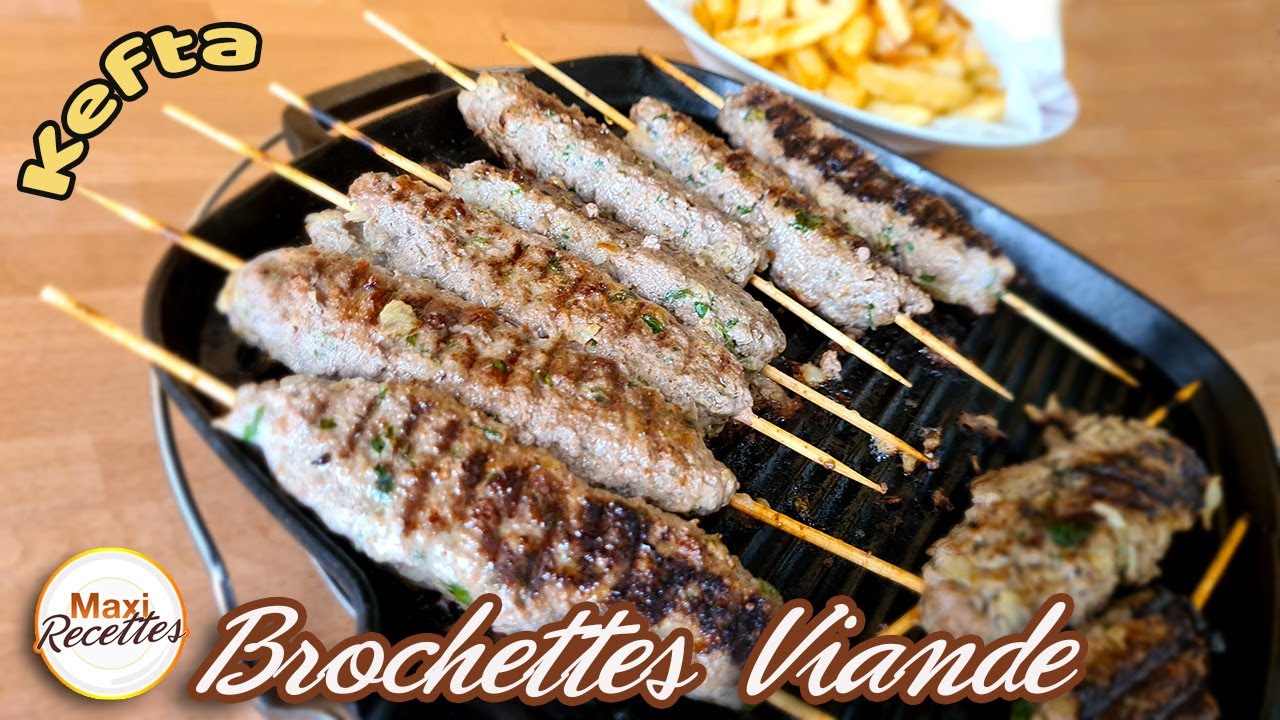 Brochettes de Viande Hachée (Kefta) Recette Facile et Rapide
