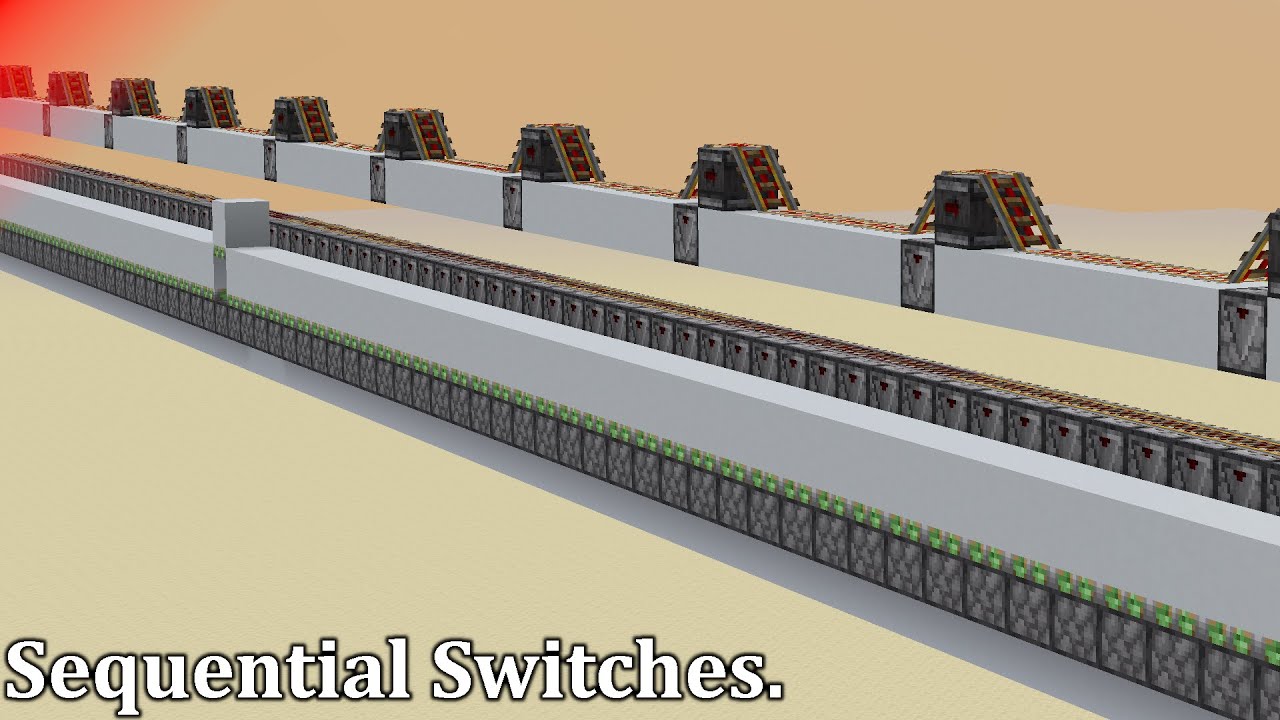 Sequential Switches. | Minecraft Java 1.16
