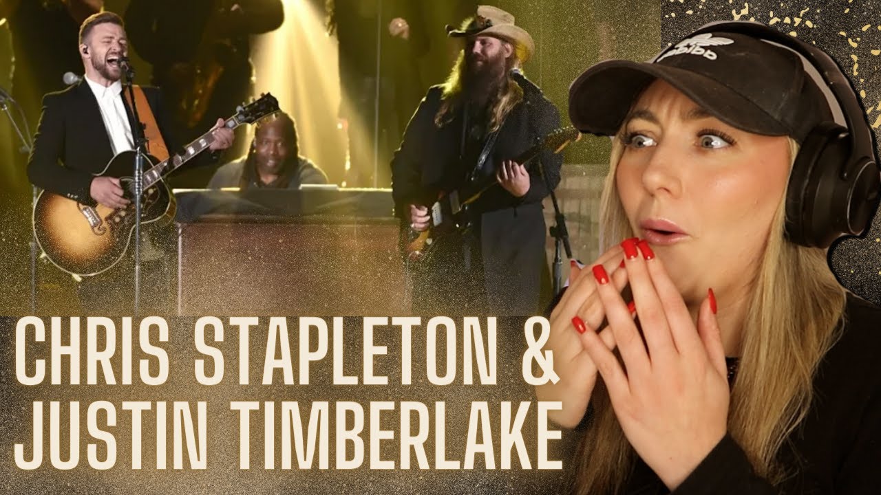Justin Timberlake & Chris Stapleton- Tennessee Whiskey/Drink You Away(CMA 2015) REACTION