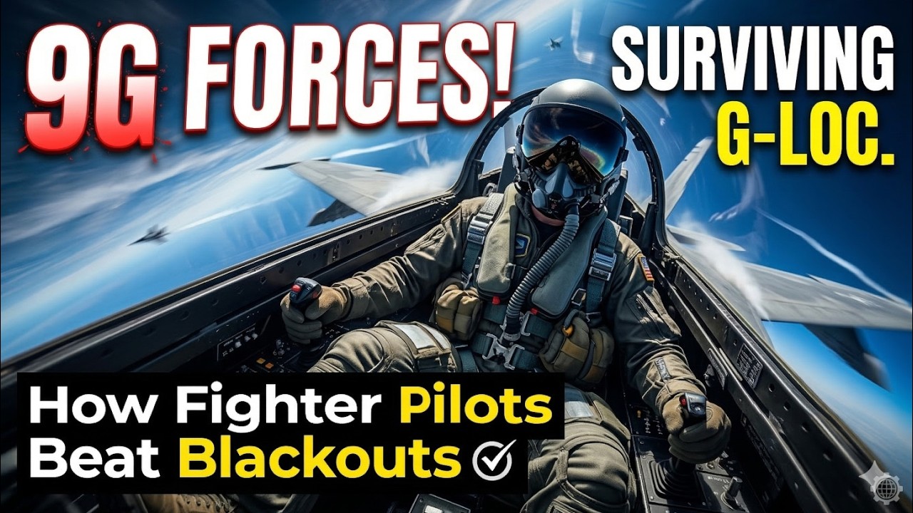 How Fighter Pilots Survive 9G Forces (The Science Behind G-Suits)