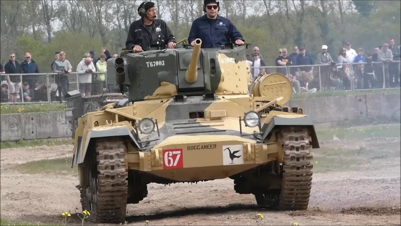 Valentine Mark IX Tank, 6pdr armed, running at Tiger Day Spring 2025