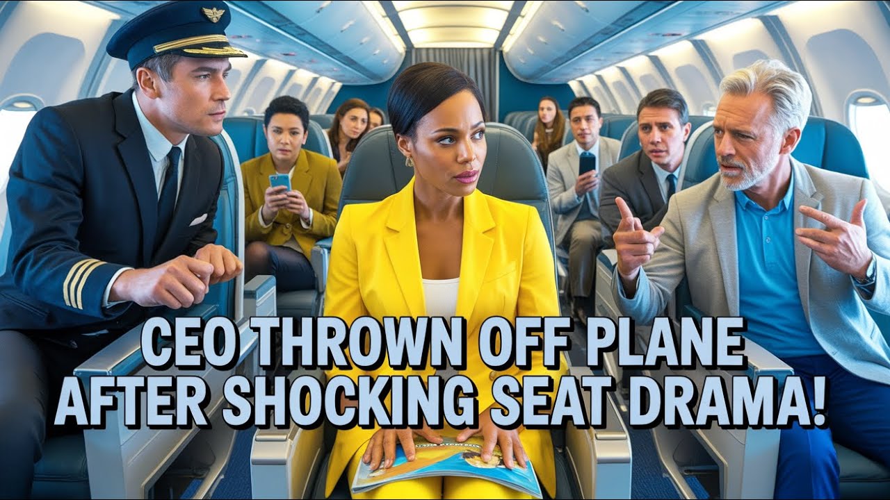 AMAZING Twist: Black Woman CEO’s Journey EXPOSED as Flight Grounded After Surprising Seat Theft!