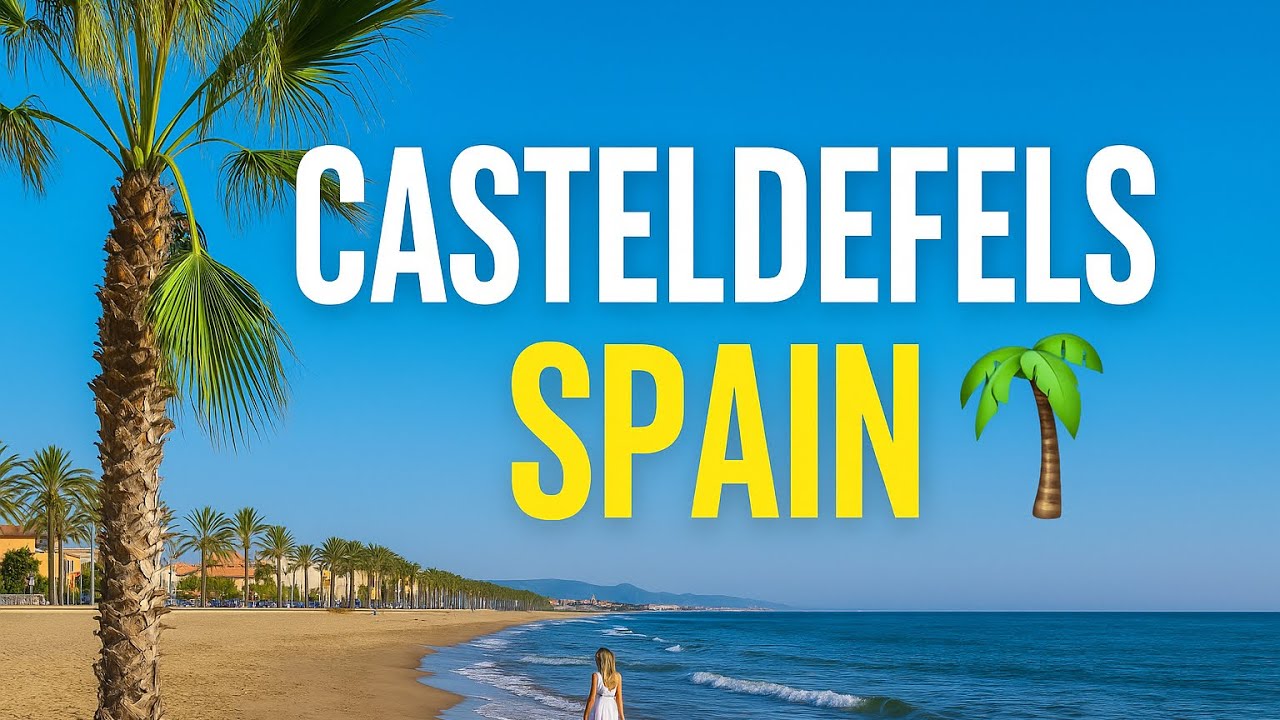 🌴 Castelldefels Plajı 🇪🇸 | Barselona’ya Yakın Gizli Cennet 🏖️ #viral 
