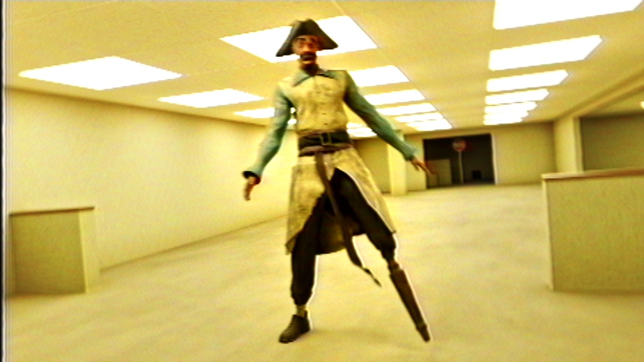 Pirate Clark Finds You In The Backrooms (Found Footage)