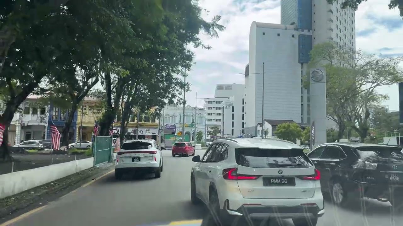 Car driving Relaxing Video / Penang - Malaysia 🇲🇾 