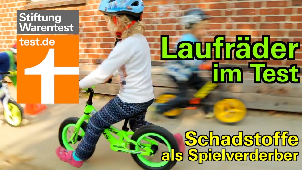 Test Laufräder für Kinder: Schadstoffe in vielen Kinderlaufrädern - auch in Puky