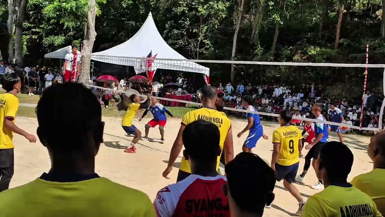 अन्तिम सेट आँधीखोला vs Syc volleyball match Malaysia। Final tournament