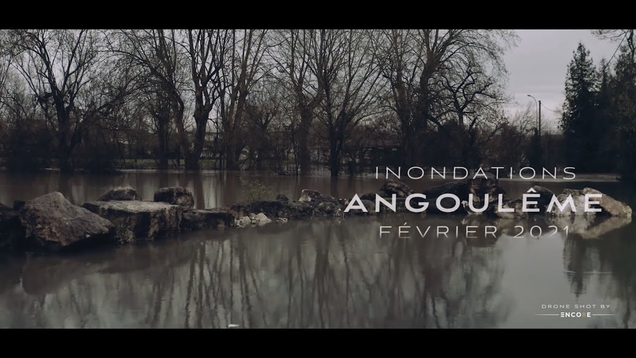 INONDATIONS À ANGOULEME - ENCORE DRONE SHOT⁣⁣