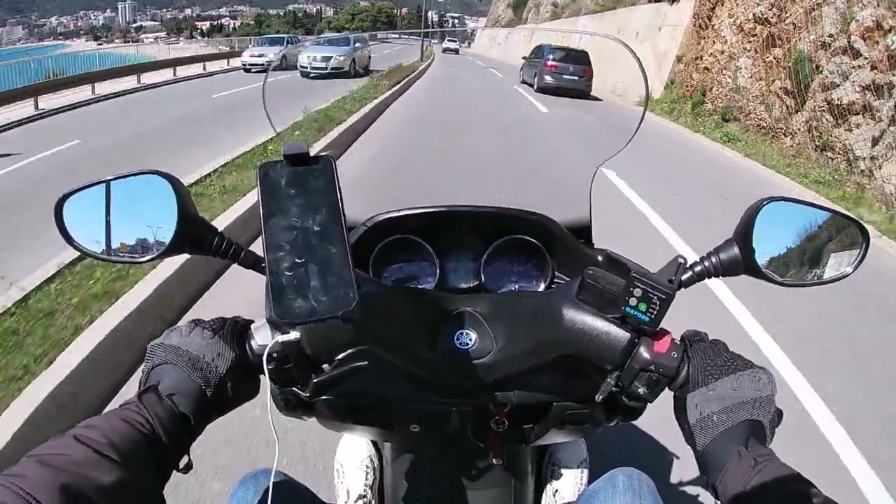 Yamaha Majesty 400  Solo drive Montenegrin Coast
