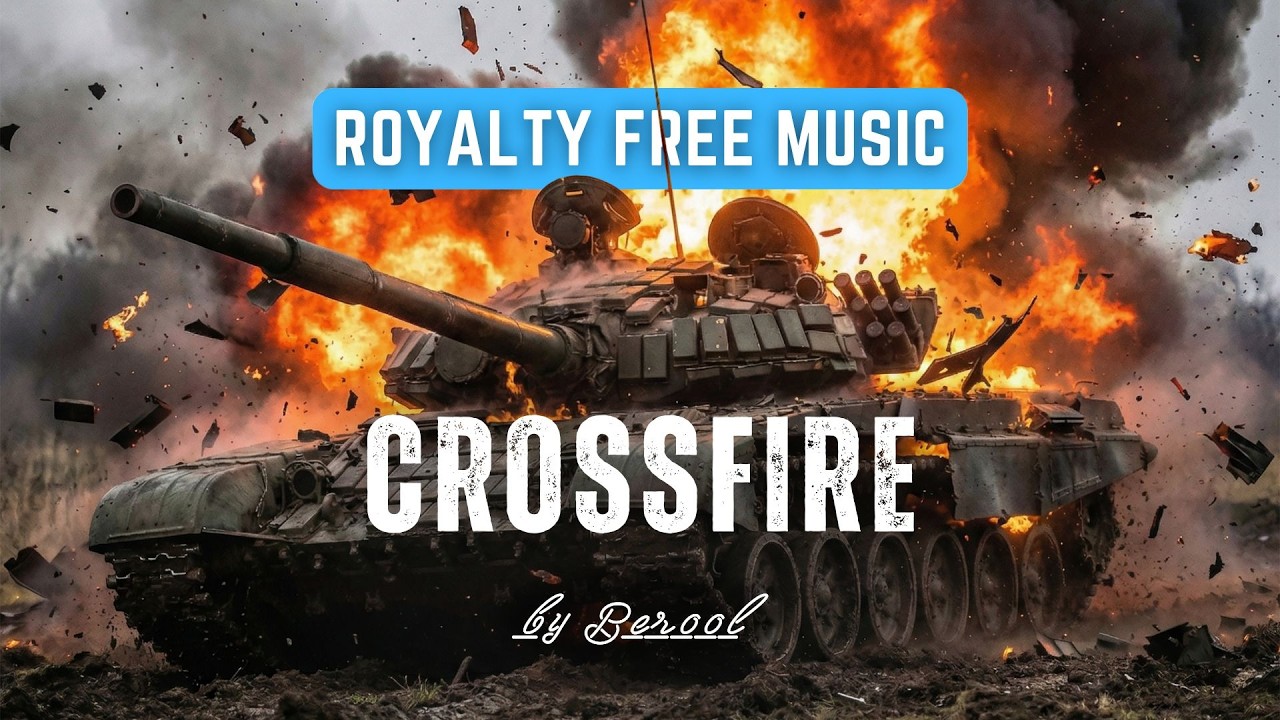 🎵 Industrial Rock Action Trailer Royalty Free Music For Videos | Crossfire - by Berool