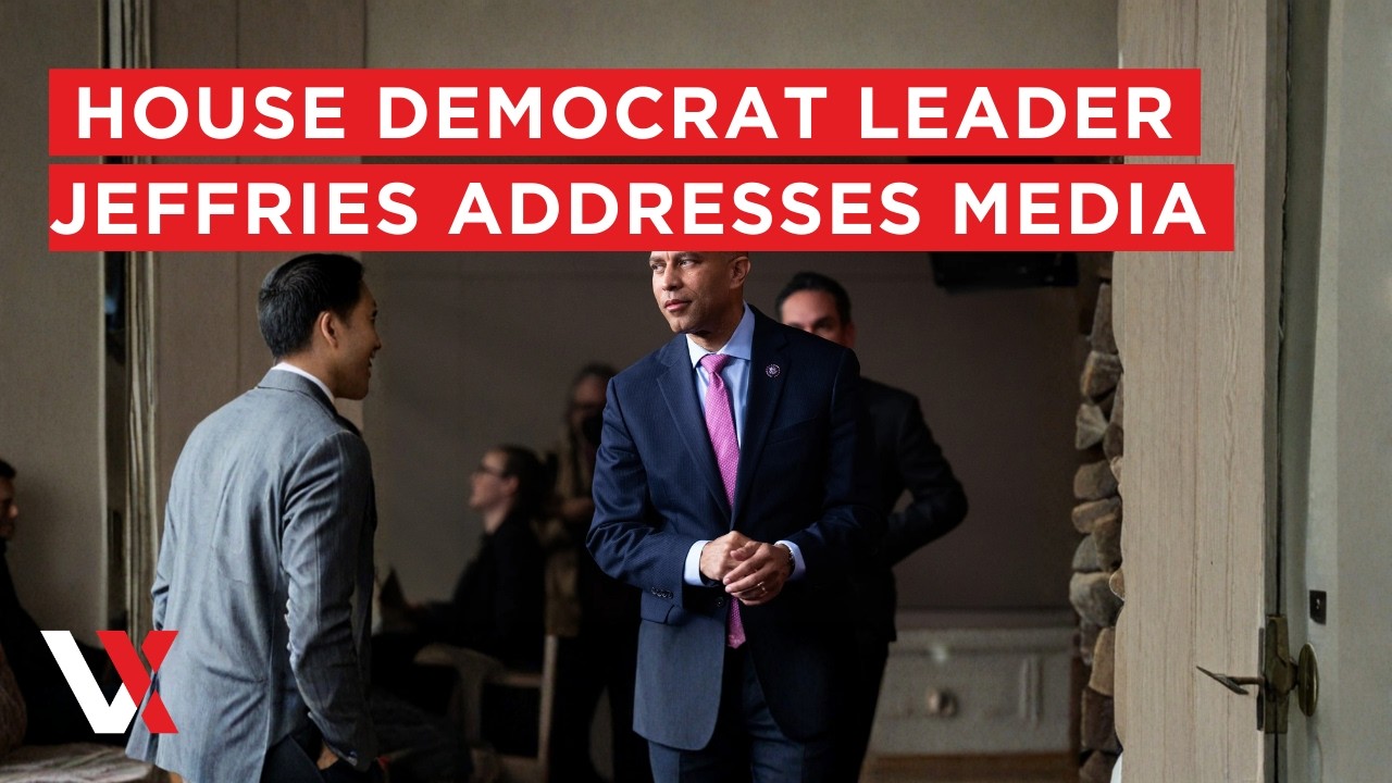 LIVE | House Democrat Leader Addresses Media Hakeem Jeffries' News Conference In Washington | VERTEX