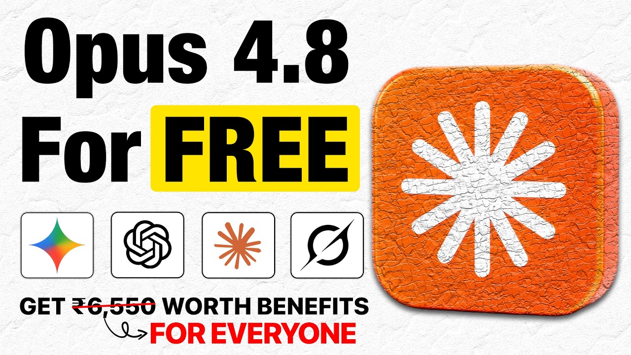 Get Claude Opus 4.8 FREE! Claude Ai 1 Month Working ( Legal Method 2026 ) Complete Guide