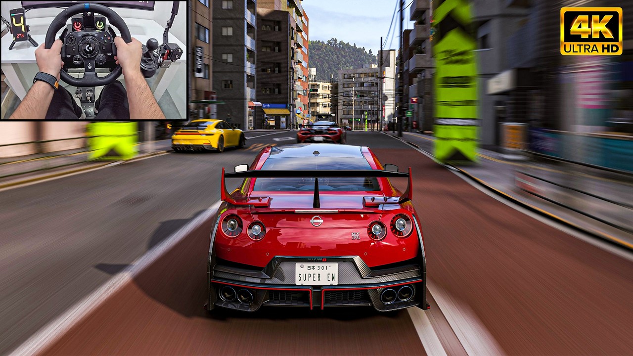 Nissan GTR R35 NISMO 2024 VS Track Toys - Forza Horizon 6 | Logitech G923 Steering Wheel