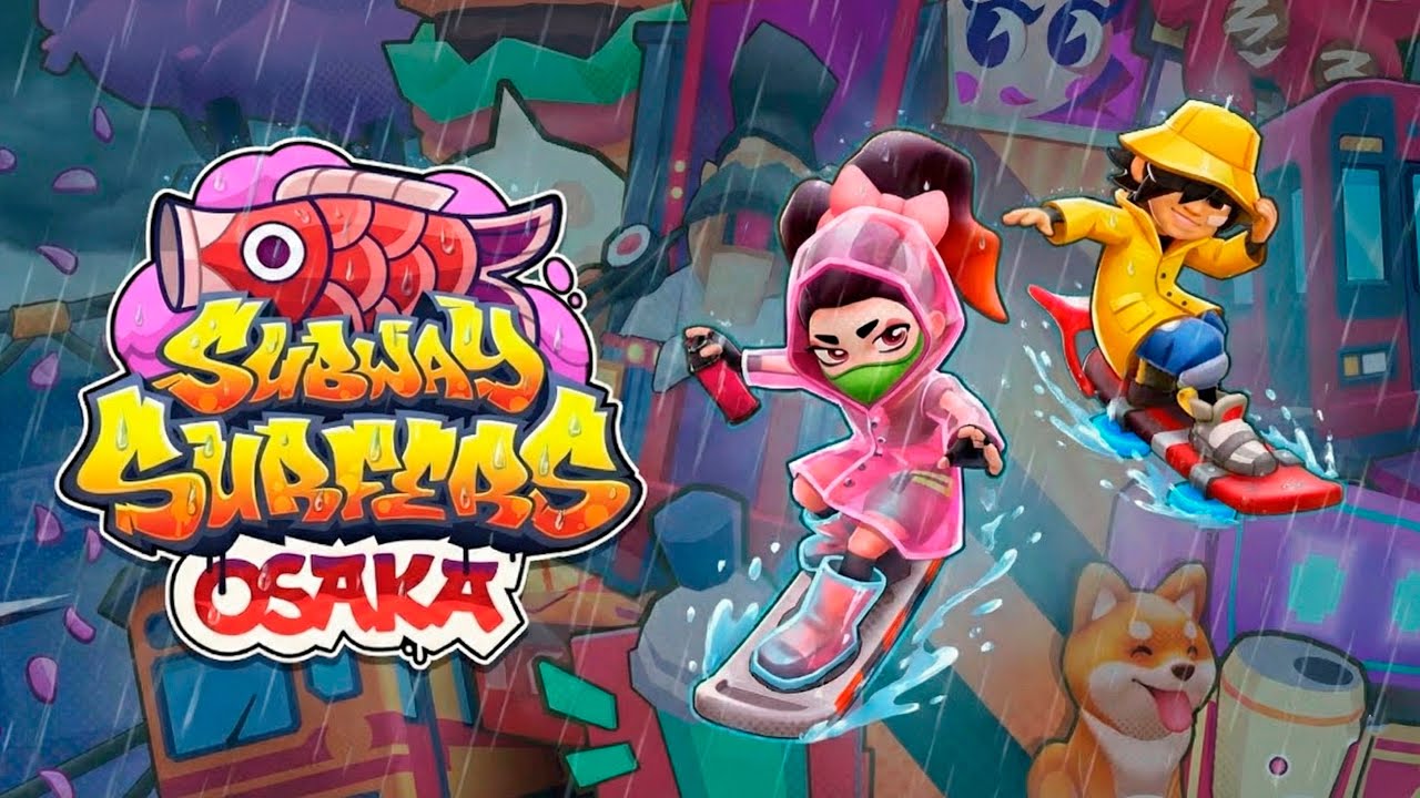 Subway Surfers RAINY OSAKA 2026 : SARU FULL GAMEPLAY