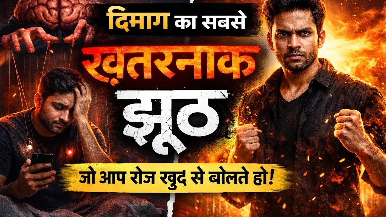 आपका दिमाग आपको बर्बाद कर रहा है (ये झूठ रोज़ बोलता है) 