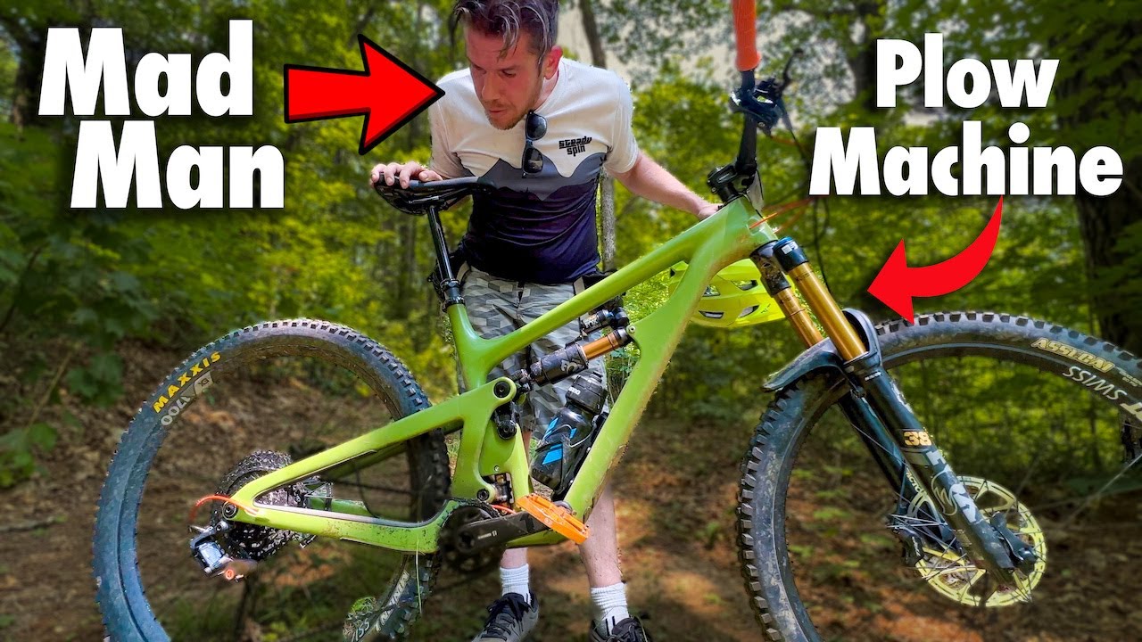 Steady Spin is dropping me like a bad habit on his new enduro rig 💨