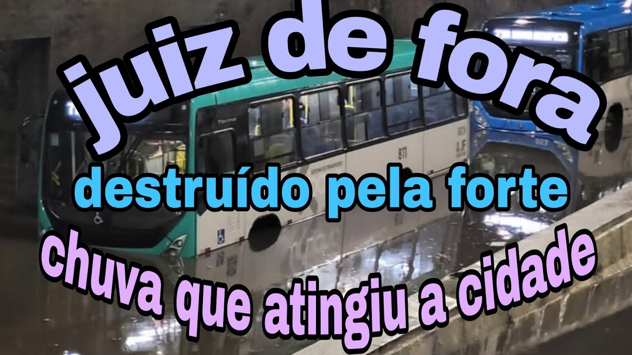 Juiz de fora destruído pela forte chuva que atingiu a cidade 