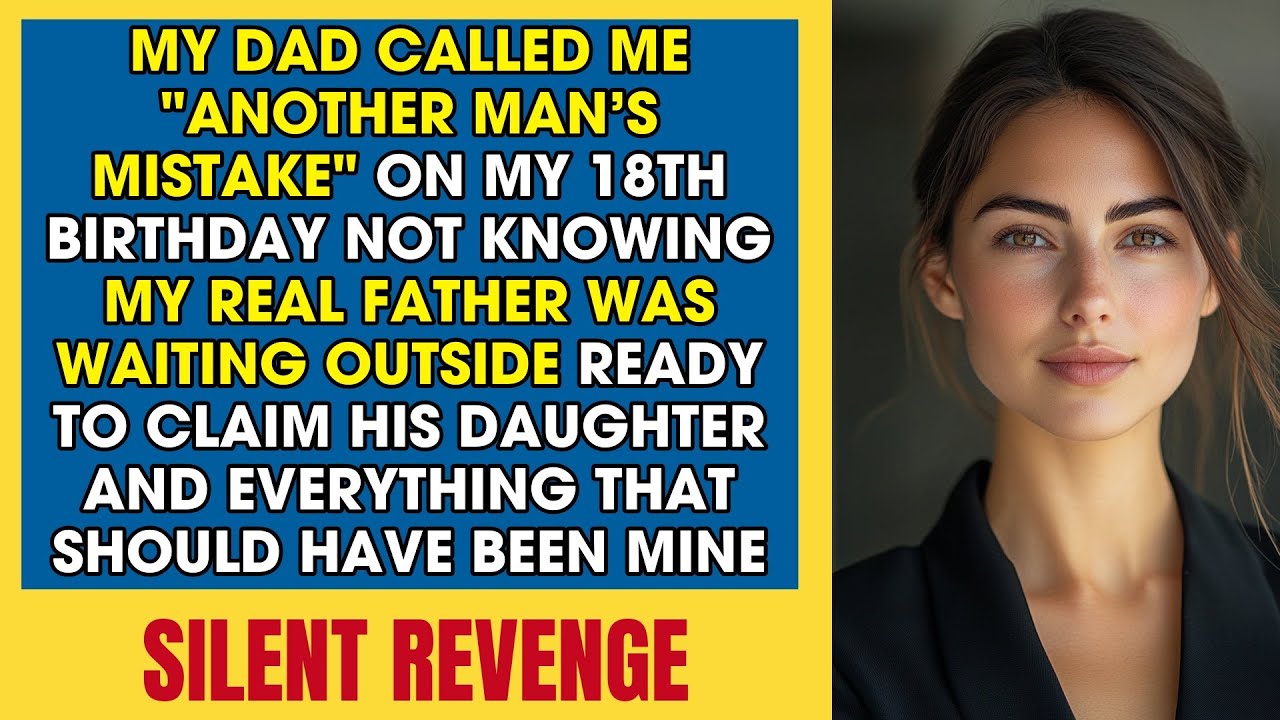 My Dad Called Me “Another Man’s Mistake” on My 18th Birthday — My Real Father Was Waiting Outside