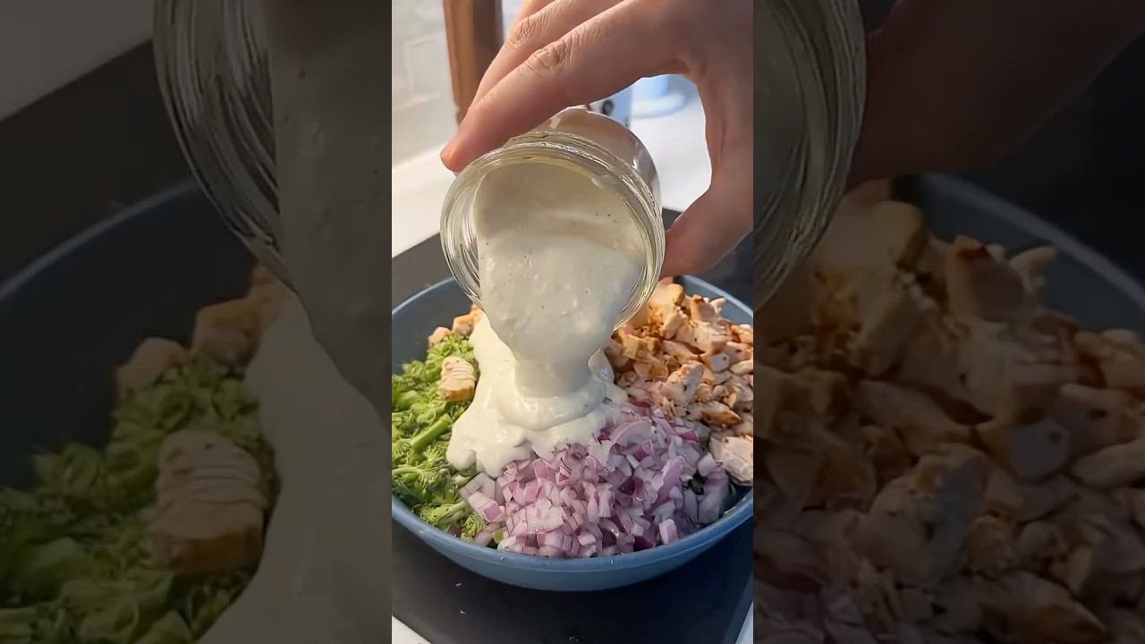 GARLICKY FETA CHICKEN SALAD
