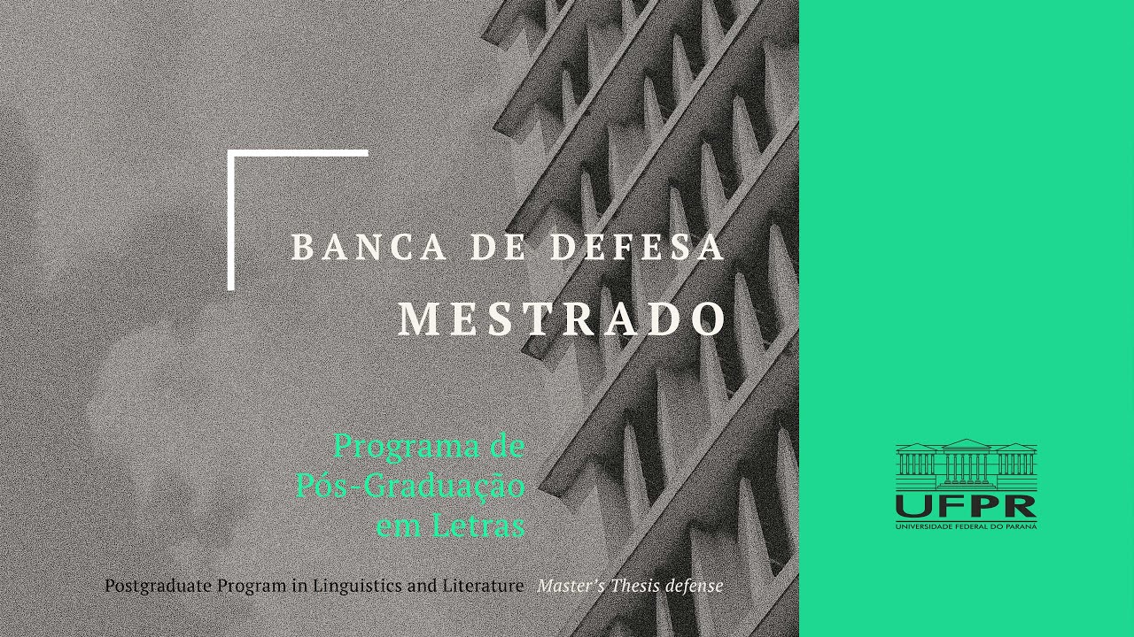 Banca de Mestrado - Ana Carolina Galvão Appel