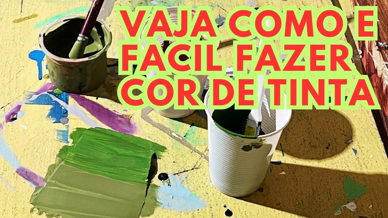 Como não desperdiçar sobras de tinta aprenda com o profissional brincando com os corres