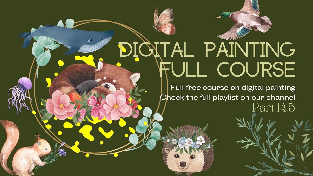 14.5 Rough Colors || Free Digital Painting Course || Photoshop Painting Course