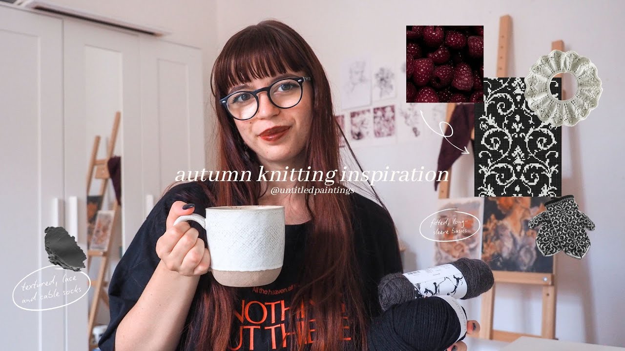 chatting through my autumn knitting moodboard and inspiration🧶