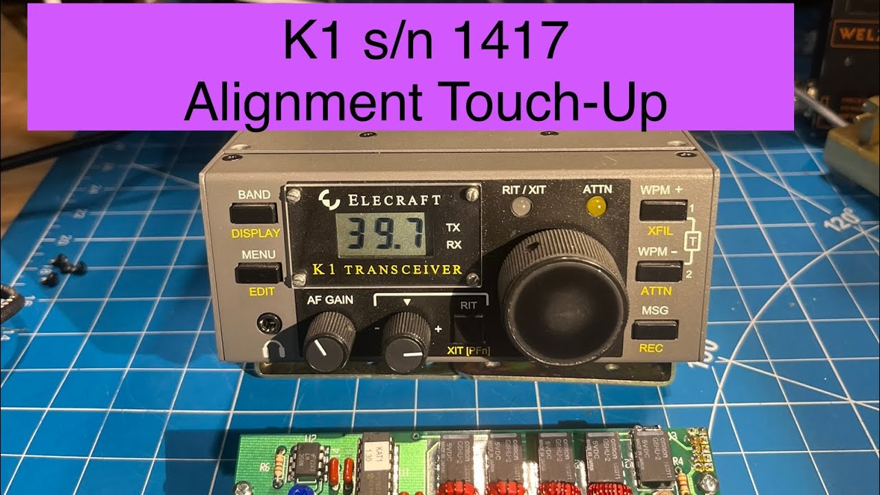 K1 Alignment. Part 1 - disassemble and jumper