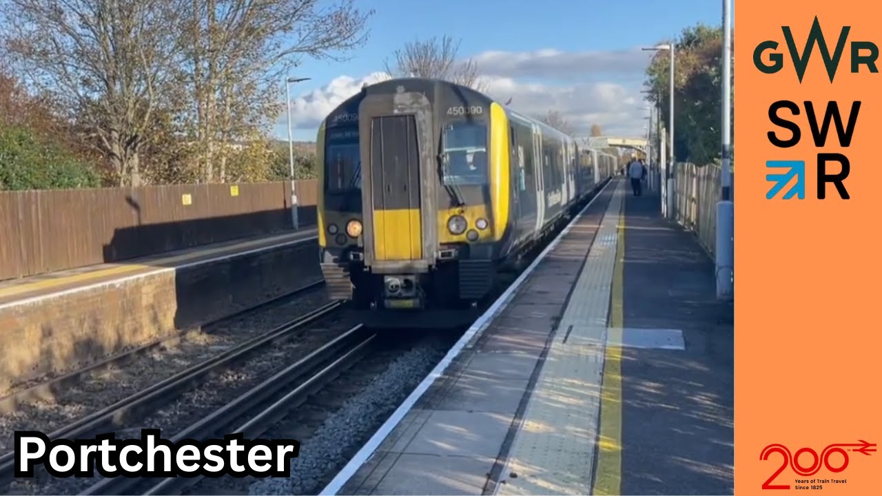 Trains at Portchester (WCL) 08/11/25