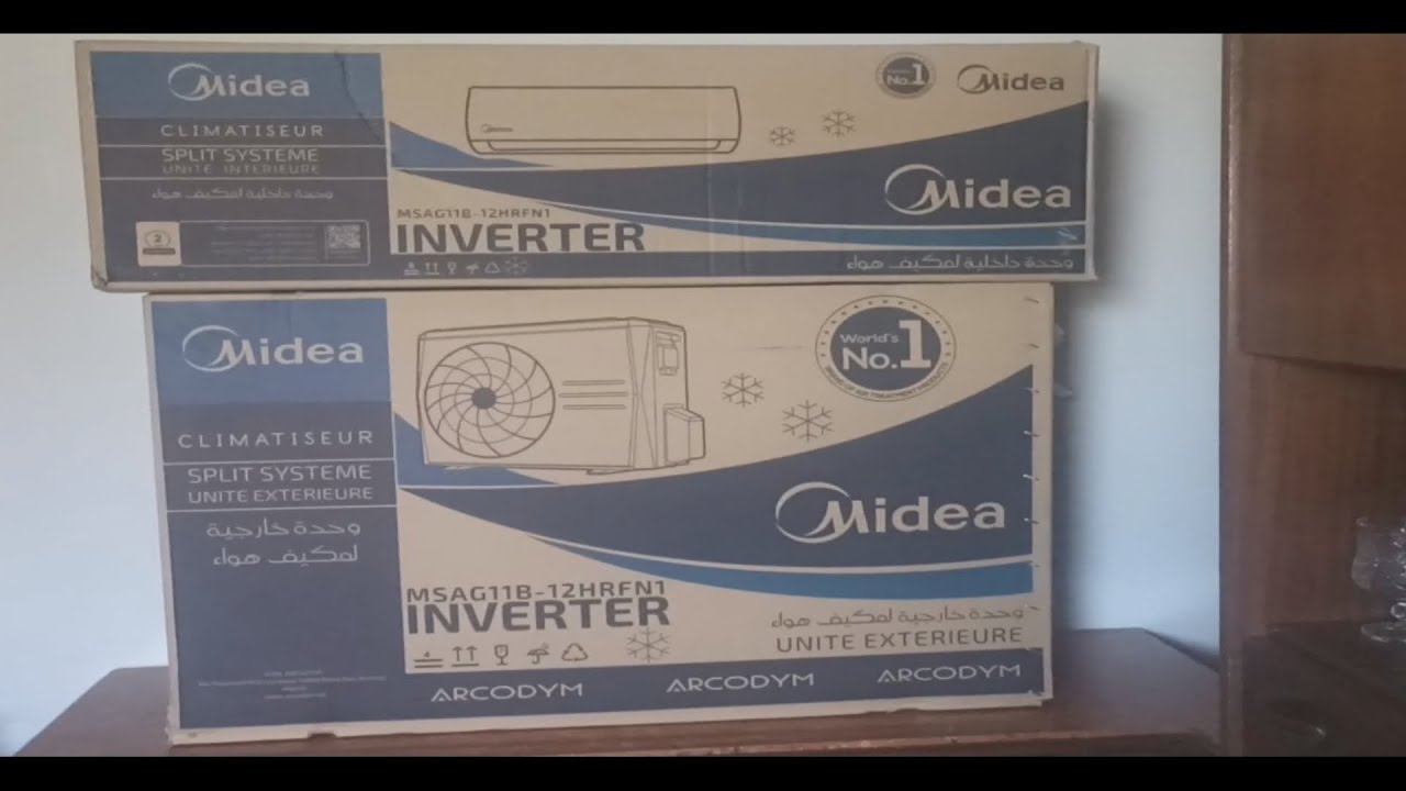 مكيف الهواء climatiseur midea inverter 12000
