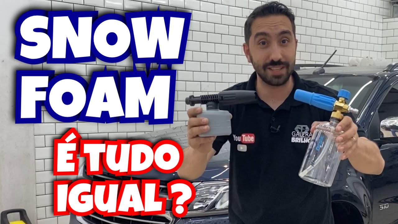 SNOW FOAM X APLICADOR DE DETERGENTE - É TUDO IGUAL ?