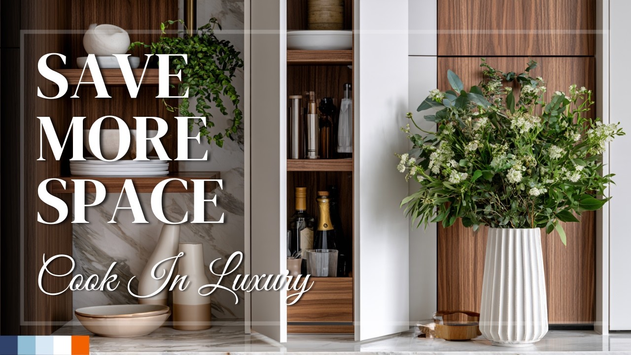Space-Saving Kitchen Ideas with Luxe Efficiency 🧩 Smart Storage for Stylish Apartment Cooking