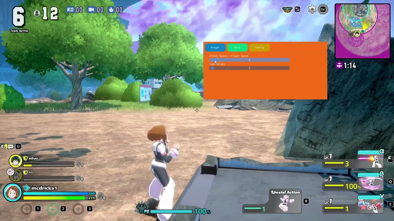 My hero ultra rumble cheating