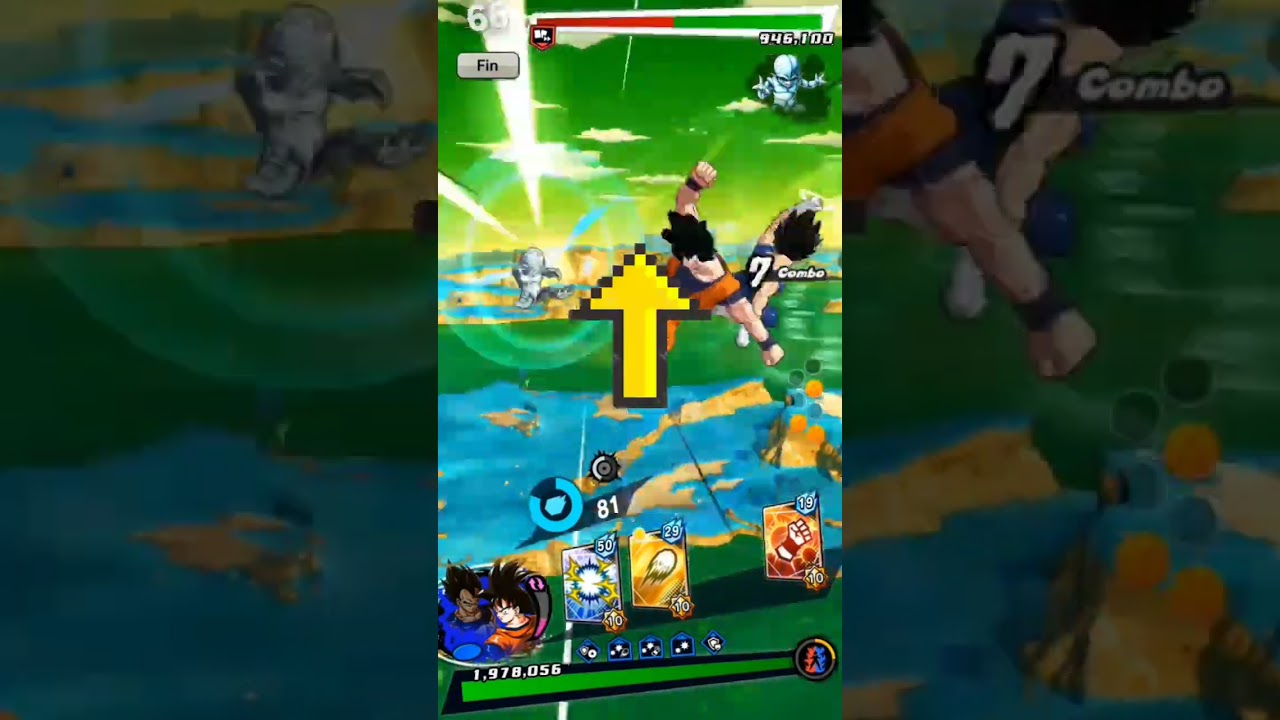 Como hacer combos en dragon ball legends #viralvideo #youtube #dragonball #dragonballlegends