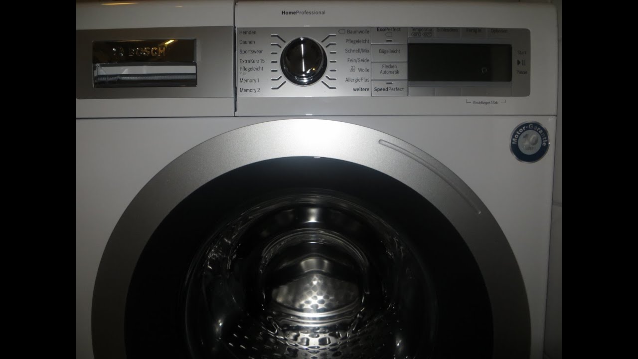 Bosch Home Professional WAY32742 // Miele W435 Plus WPS