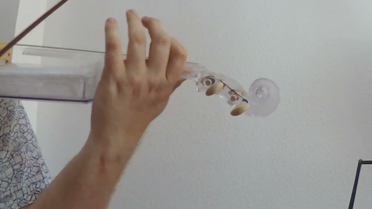 Violin acoustic  made of plastic Test 906